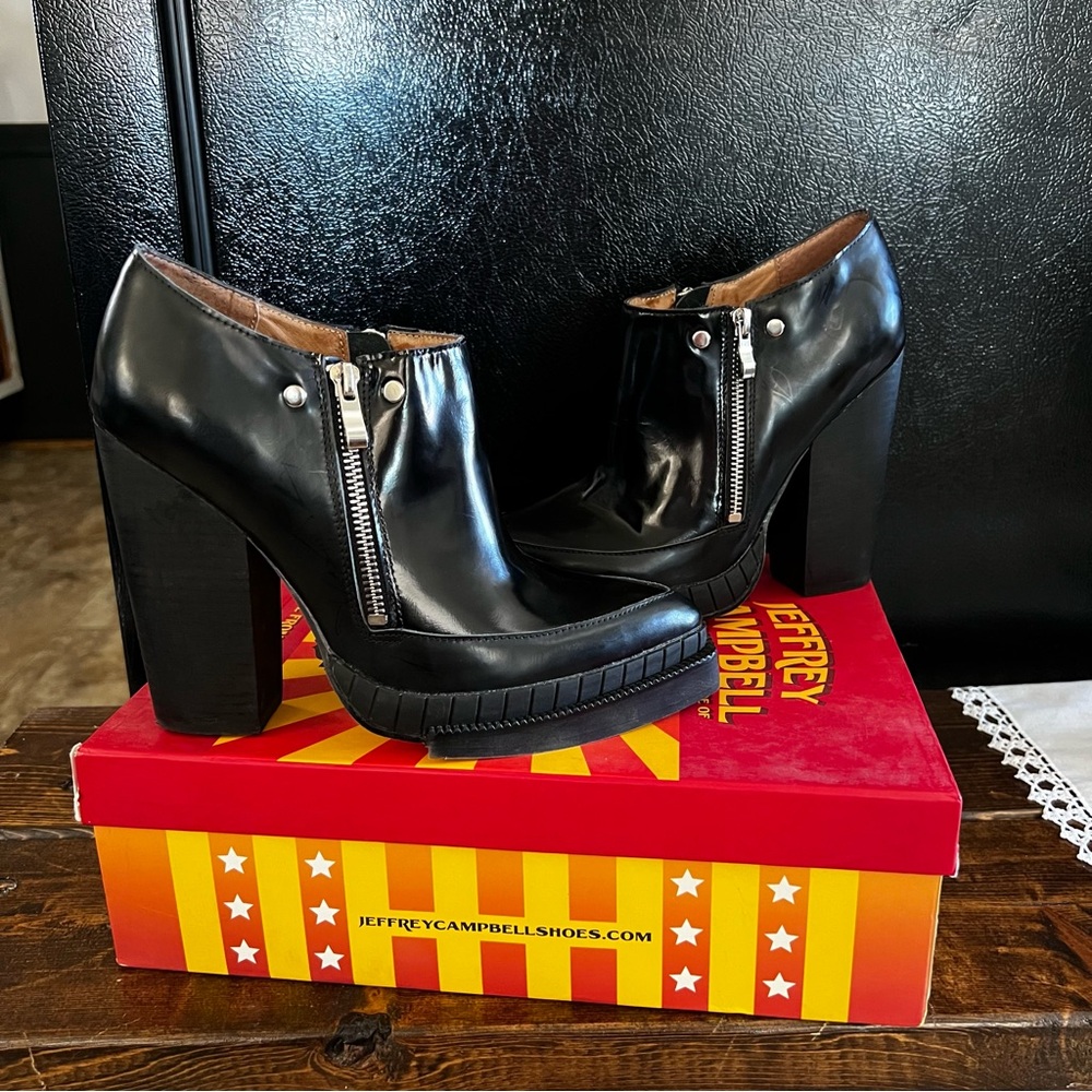 Black Jeffrey Campbell boots